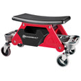 Powerbuilt Heavy Duty Rolling Seat - FORGED METALLICS