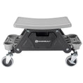 Powerbuilt Heavy Duty Rolling Seat - FORGED METALLICS