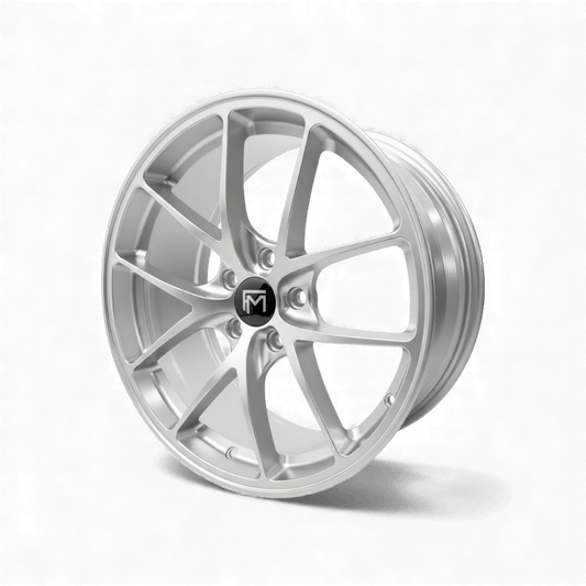 FM01 Stratos Wheels - High Gloss Silver 19 inch - Set of 4