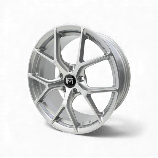 FM02 Overdrive Wheels - High Gloss Silver 19 inch - Set of 4