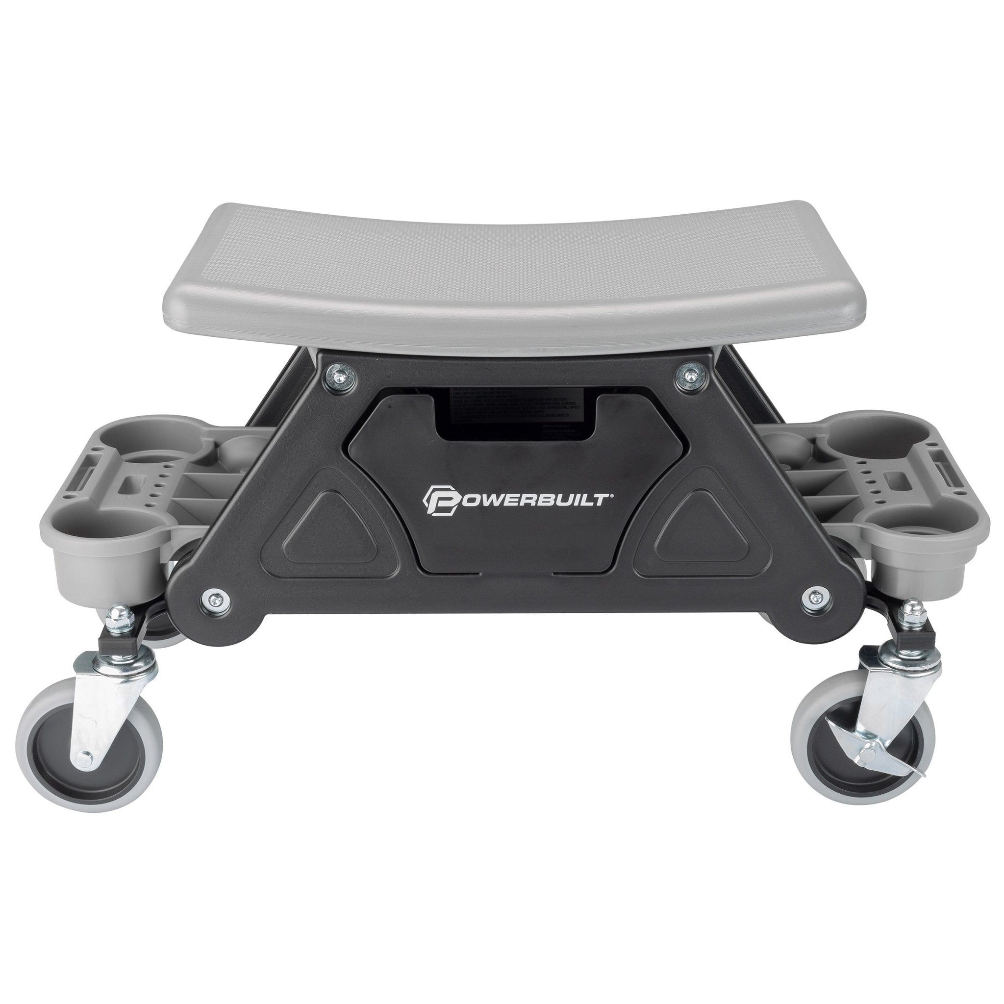 Powerbuilt Heavy Duty Rolling Seat - FORGED METALLICS