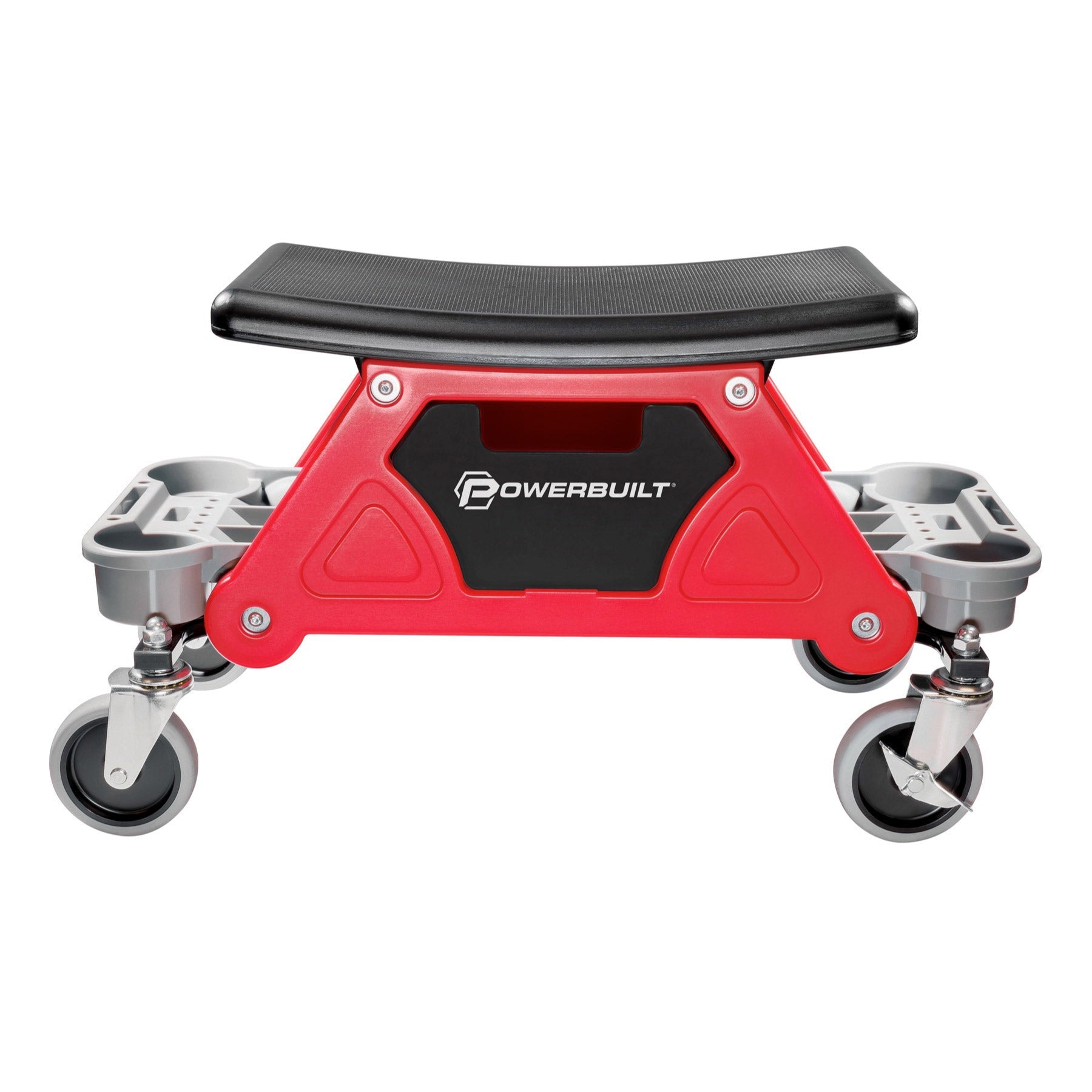 Powerbuilt Heavy Duty Rolling Seat - FORGED METALLICS